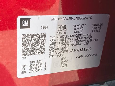 Used 2021 Chevrolet Tahoe Z71 w/ Z71 Signature Package AWD/4WD image 14