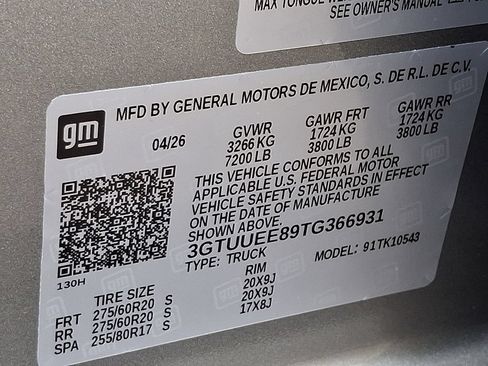 New 2026 GMC Sierra 1500 AT4 w/ AT4 Premium Package AWD/4WD image 18