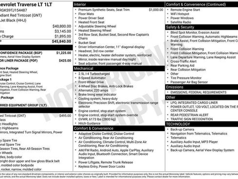 New 2026 Chevrolet Traverse LT w/ Driver Confidence Package image 26