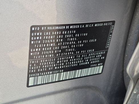 Used 2022 Volkswagen Tiguan SE AWD/4WD image 33