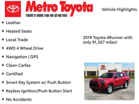 Certified 2019 Toyota 4Runner SR5 Premium AWD/4WD image 8