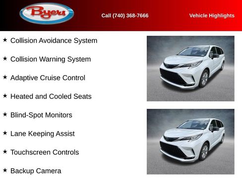 Used 2023 Toyota Sienna XSE AWD/4WD image 9