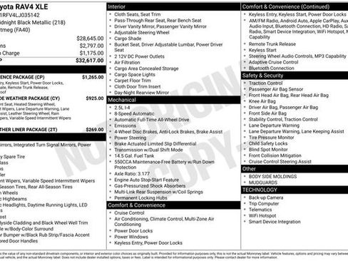 Used 2020 Toyota RAV4 XLE w/ Convenience Package image 3