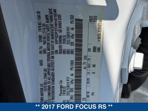Used 2017 Ford Focus RS AWD/4WD image 24