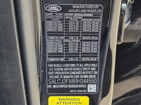 Certified 2024 Land Rover Discovery Sport S AWD/4WD image 23