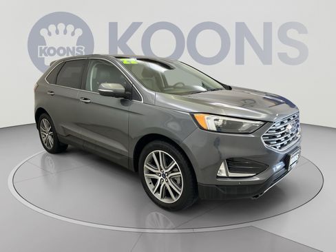Used 2022 Ford Edge Titanium w/ Class II Trailer Tow Package AWD/4WD image 2