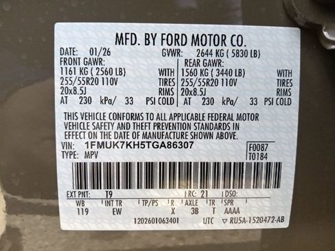 New 2026 Ford Explorer ST-Line w/ Premium Package RWD image 39
