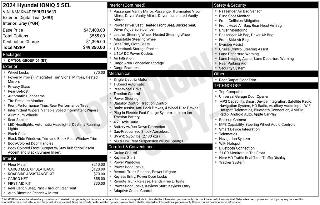 Certified 2024 Hyundai Ioniq 5 SEL RWD image 5