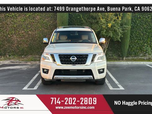 Used 2017 Nissan Armada Platinum w/ Captain Seat Package image 14