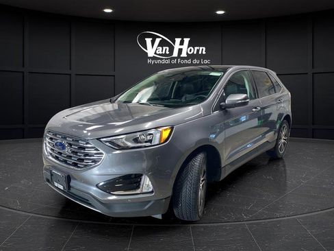 Used 2021 Ford Edge Titanium w/ Class II Trailer Tow Package AWD/4WD image 3