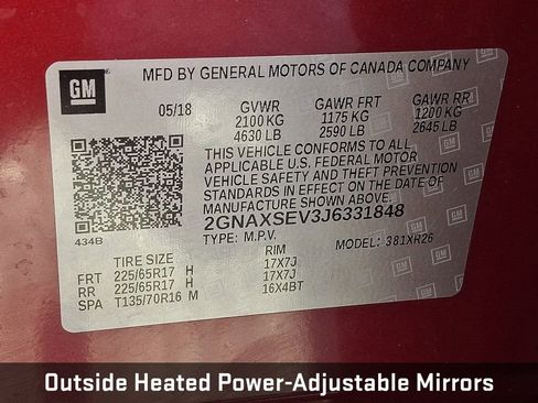 Used 2018 Chevrolet Equinox LT AWD/4WD image 21