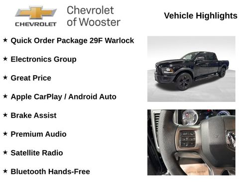 Used 2022 RAM 1500 Classic Warlock w/ Electronics Group AWD/4WD image 2