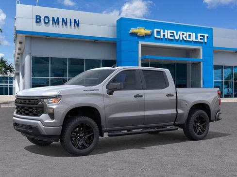 New 2026 Chevrolet Silverado 1500 Custom w/ Turbomax Blackout Package RWD image 3