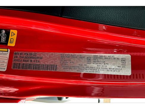 Certified 2022 Jeep Wrangler Unlimited Sport image 36