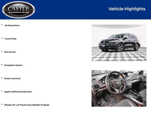 Used 2018 Acura MDX SH-AWD w/ Technology Package image 3