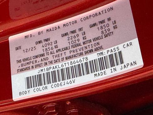 New 2026 MAZDA MAZDA3 s Sport image 27