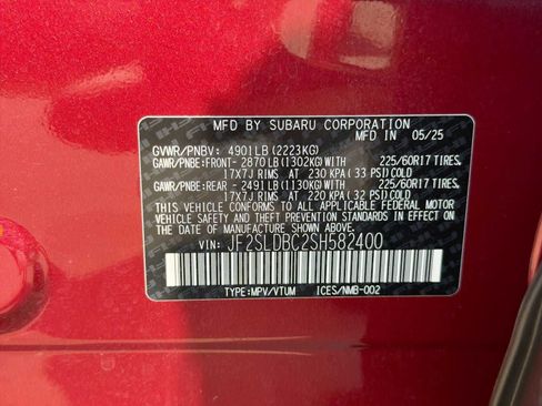 Certified 2025 Subaru Forester Premium w/ Convenience Package #1 AWD/4WD image 30