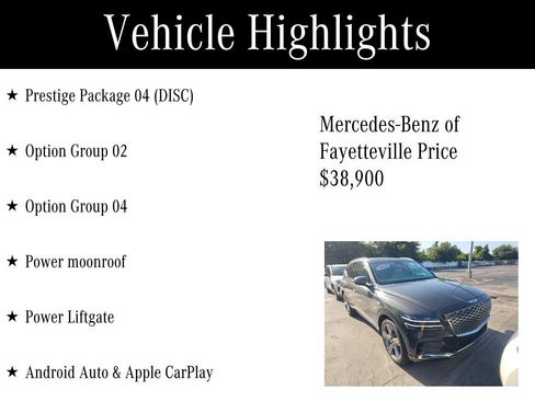 Used 2022 Genesis GV80 2.5T w/ Prestige Package 04 AWD/4WD image 6