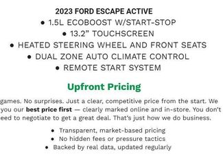 Certified 2023 Ford Escape Active w/ Tech Pack #1 video 1