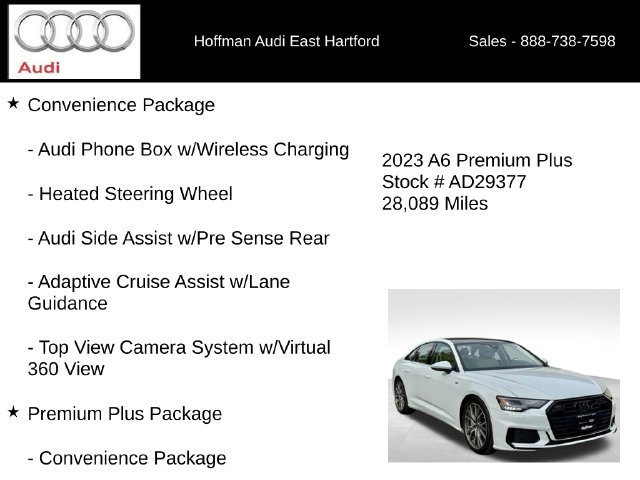 Used 2023 Audi A6 Premium Plus w/ Premium Plus Package AWD/4WD image 6