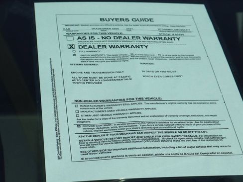 Used 2021 RAM 5500 Tradesman w/ Chrome Appearance Group RWD image 56
