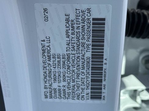 New 2026 Honda Accord LX image 25