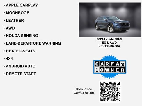 Used 2024 Honda CR-V EX-L image 7