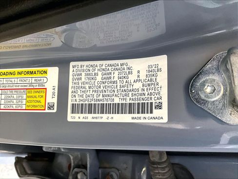 Used 2022 Honda Civic Sport image 36