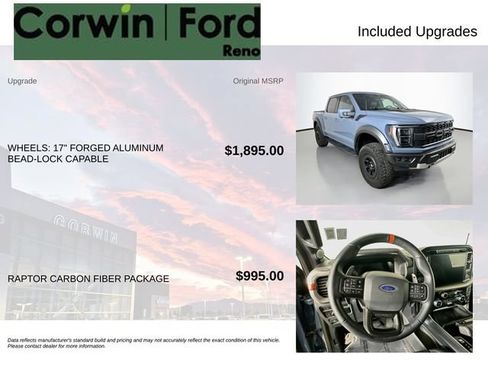 Certified 2023 Ford F150 Raptor w/ Raptor Carbon Fiber Package AWD/4WD image 3
