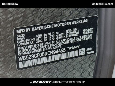 Used 2024 BMW iX xDrive50 w/ Premium Package AWD/4WD image 15