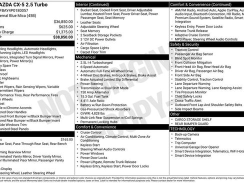 Used 2023 MAZDA CX-5 AWD 2.5 Turbo image 22