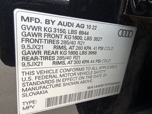 Used 2023 Audi SQ7 Premium Plus w/ Executive Package AWD/4WD image 26