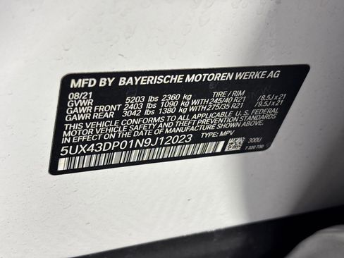 Used 2022 BMW X3 sDrive30i w/ Convenience Package RWD image 26