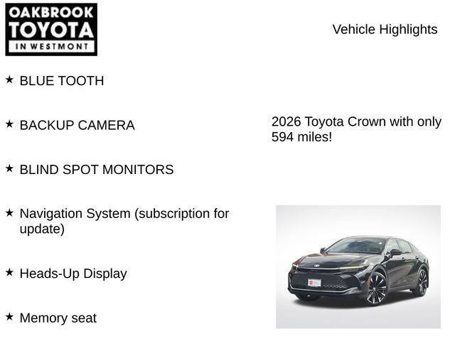 Certified 2026 Toyota Crown Platinum AWD/4WD image 6