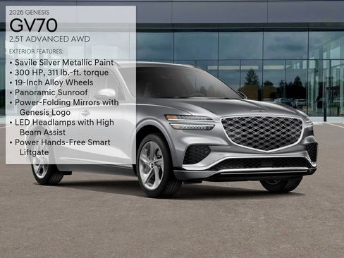 New 2026 Genesis GV70 2.5T Advanced image 3
