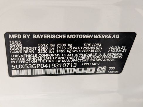 New 2026 BMW X3 xDrive30i w/ M Sport Package AWD/4WD image 21