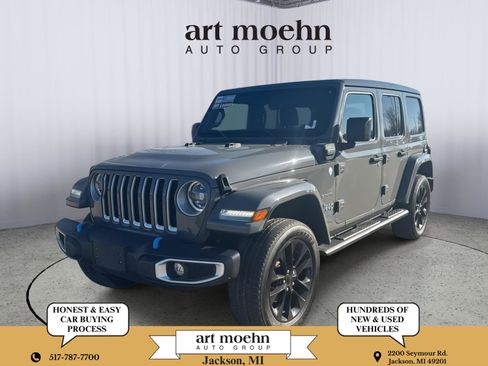 Used 2023 Jeep Wrangler Unlimited Sahara w/ Cold Weather Group AWD/4WD image 1