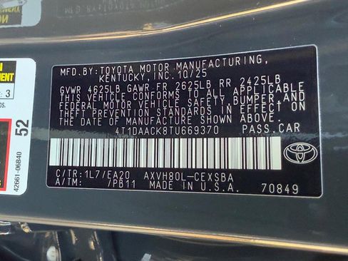 New 2026 Toyota Camry SE (Natl) image 16