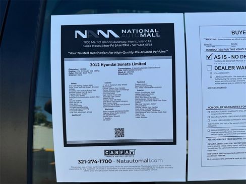 Used 2012 Hyundai Sonata Limited image 48