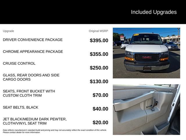 Used 2025 GMC Savana 2500 w/ Driver Convenience Package RWD image 7