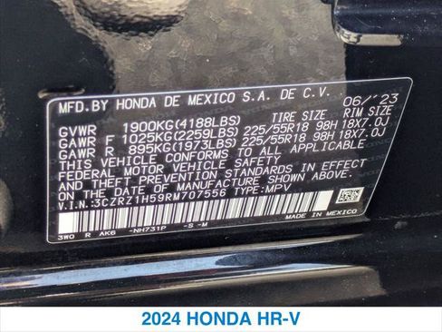 Certified 2024 Honda HR-V Sport image 26