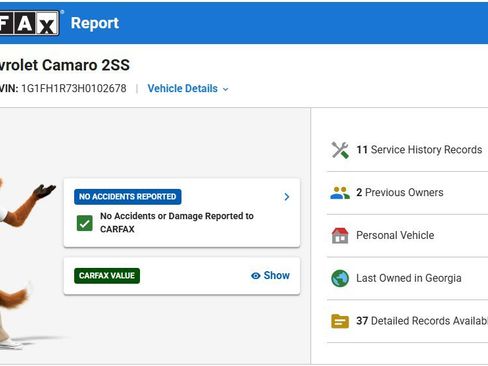 Used 2017 Chevrolet Camaro SS RWD image 9