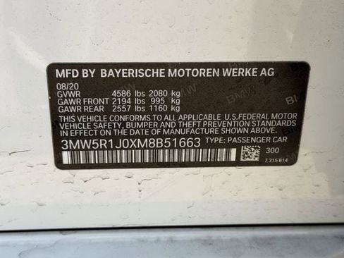 Used 2021 BMW 330i Sedan w/ Premium Package image 34