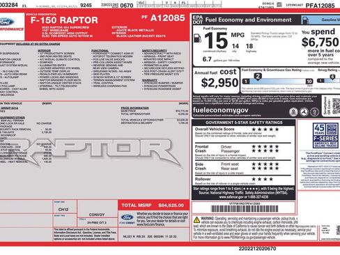 Used 2023 Ford F150 Raptor w/ Raptor Carbon Fiber Package image 16
