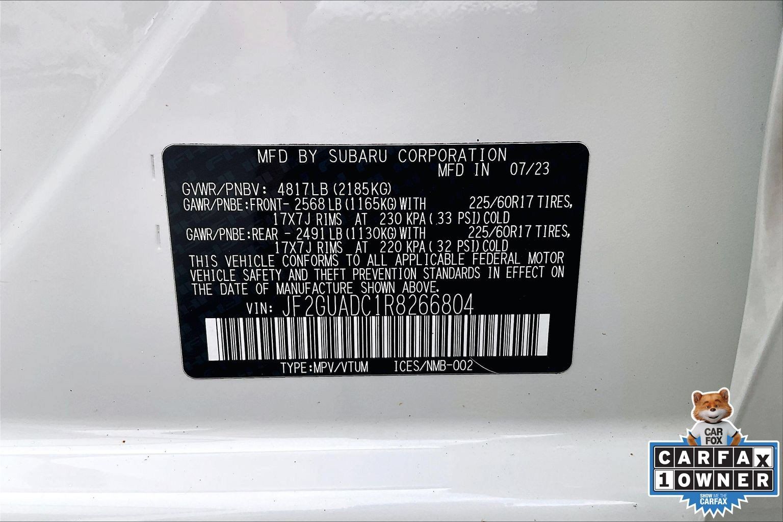 Certified 2024 Subaru Crosstrek 2.0i Premium AWD/4WD image 33