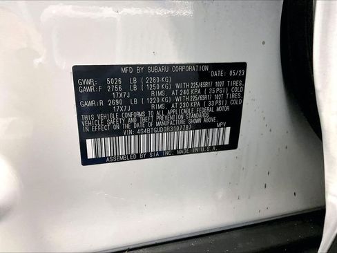 Used 2024 Subaru Outback Wilderness AWD/4WD image 32