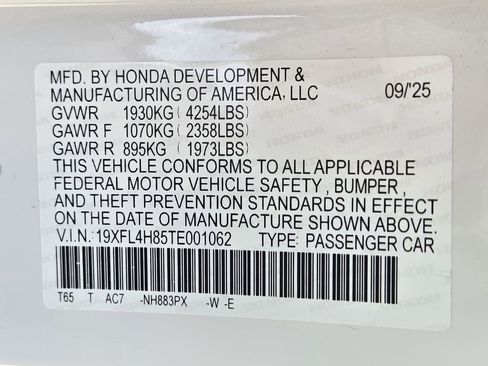Certified 2026 Honda Civic Sport image 34