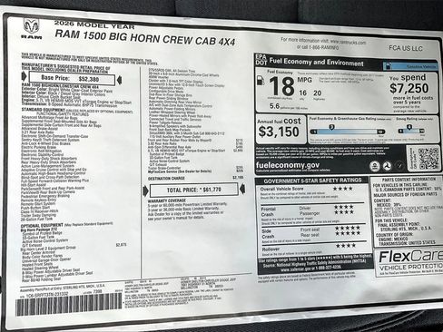 New 2026 RAM 1500 Big Horn image 14