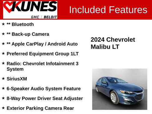 Used 2024 Chevrolet Malibu LT image 2