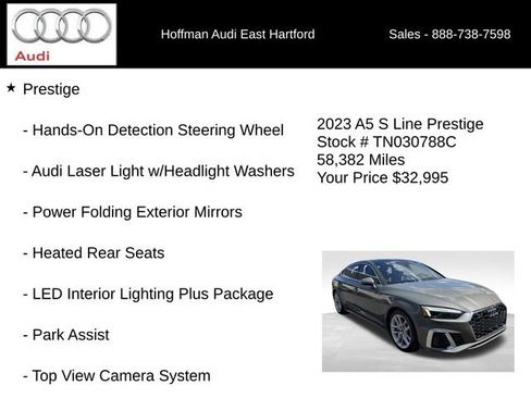 Used 2023 Audi A5 2.0T Prestige AWD/4WD image 24